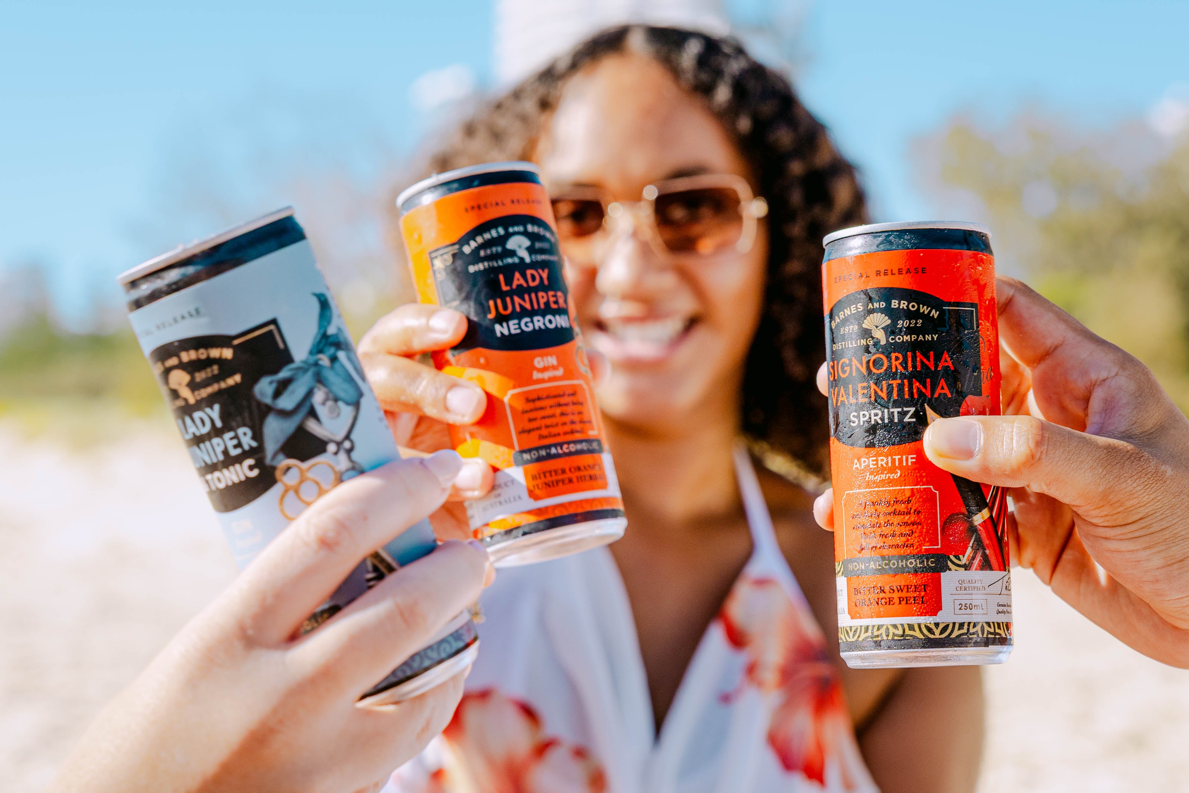 Lady Juniper Negroni | Non-Alcoholic Ready To Drink Cans | Barnes